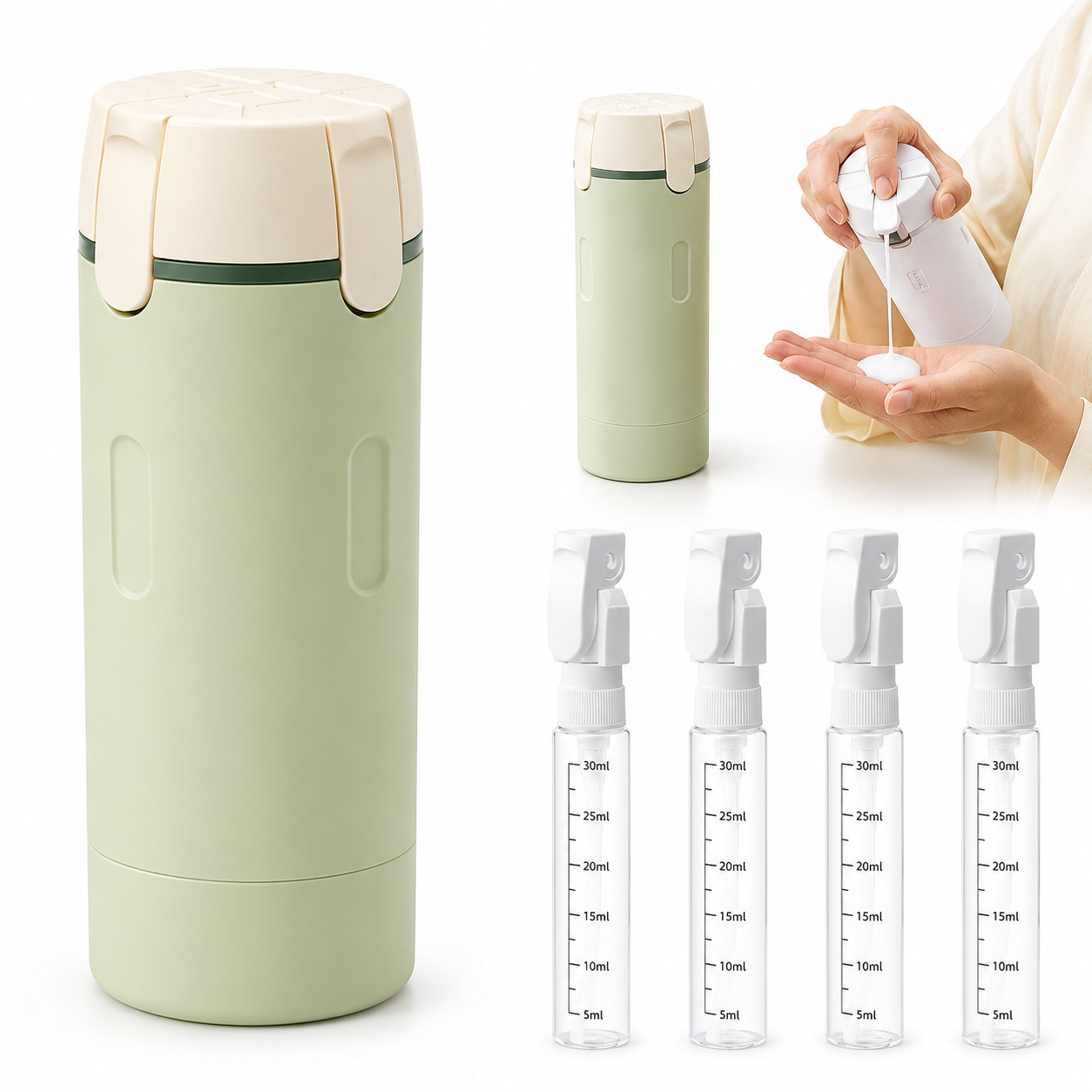 4-In-1 Travel Dispenser